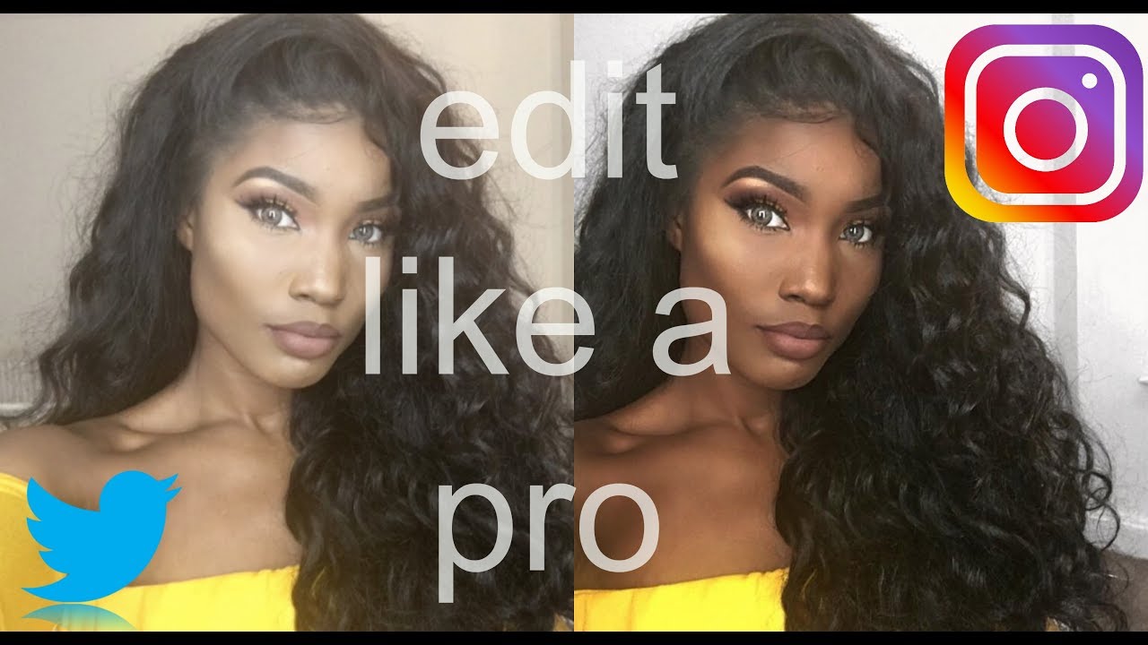 How I edit my Instagram pictures - FILMING, EDITING AND MORE