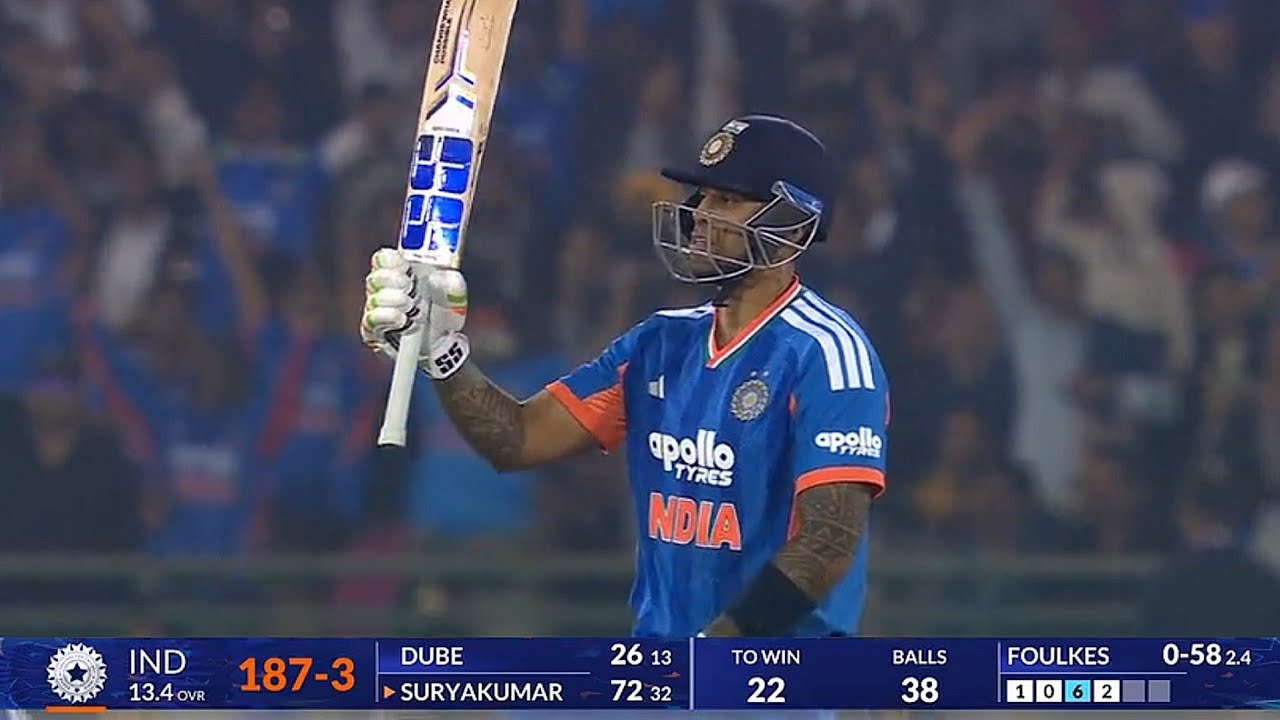 Suryakumar Yadav batting highlights 82* Runs (17) balls 6,6,6,6,6,6 Highlights | IND vs NZ 2nd T20