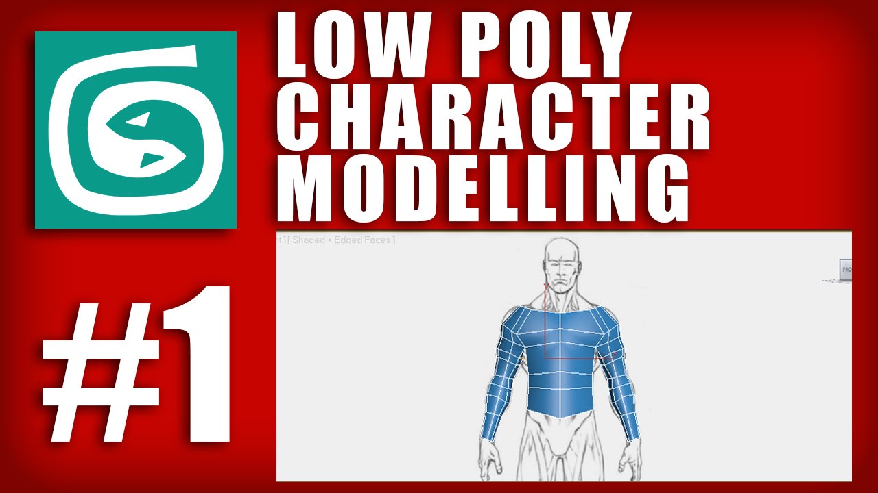3ds Max Tutorial - #1 - Low Poly Character Box Modelling + How to set up reference image box