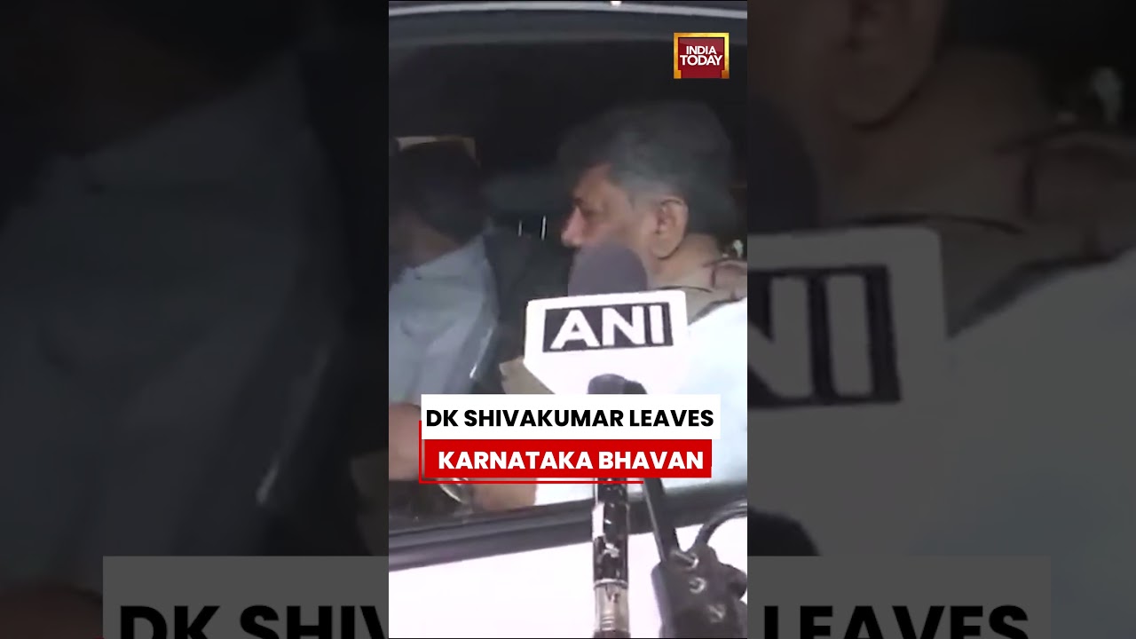 Congress Leader & Karnataka CM-Designate DK Shivakumar's Delhi Movement Draws Attention #karnataka