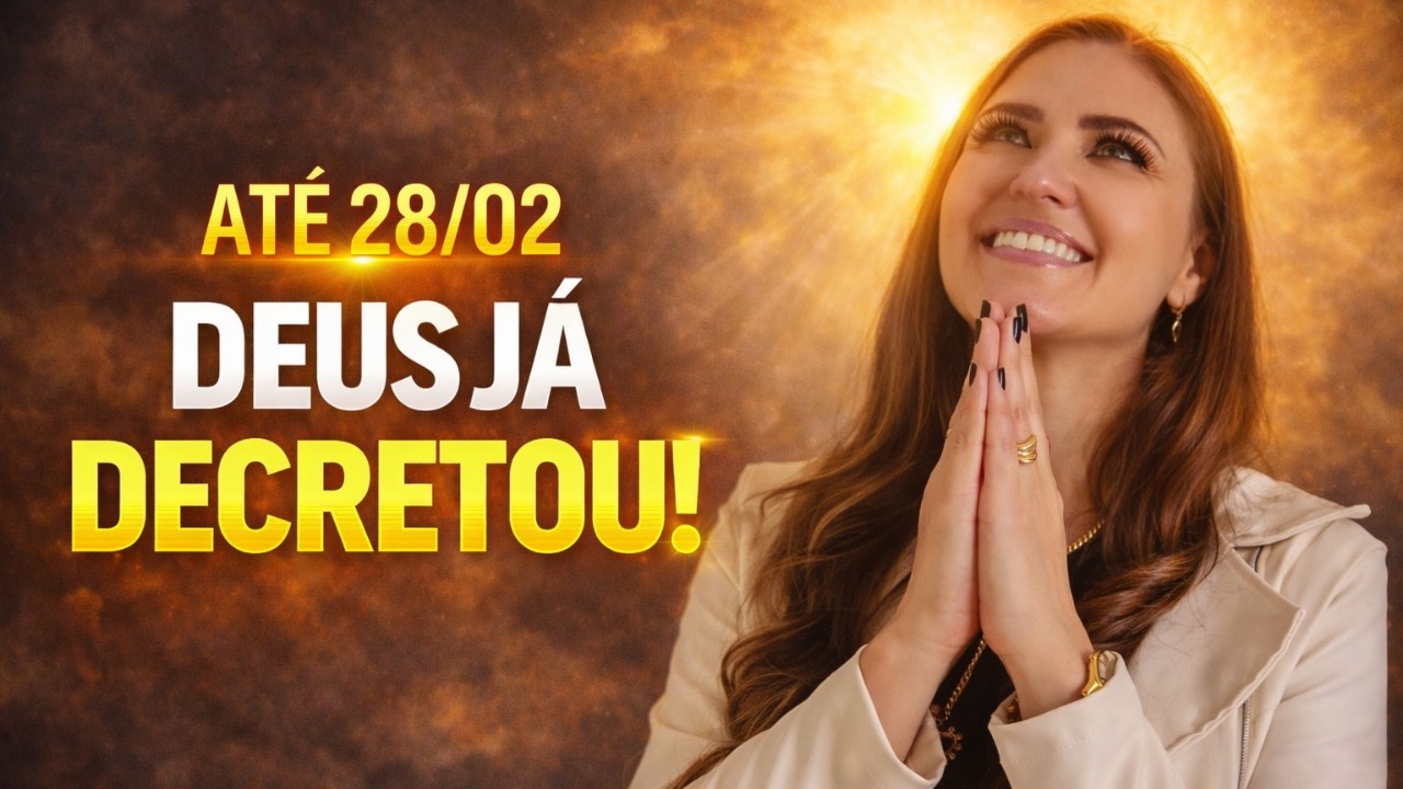 Se esse vídeo te encontrou até o dia 28/02, Deus está decretando algo