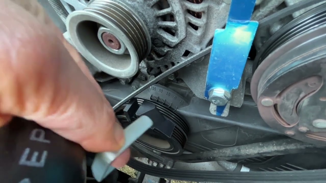 Changing the Gates Stretch fit belt on a 2011 Subaru