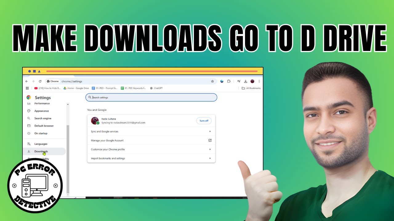 How to Make Downloads Go to D Drive - Full Tutorial [2025]