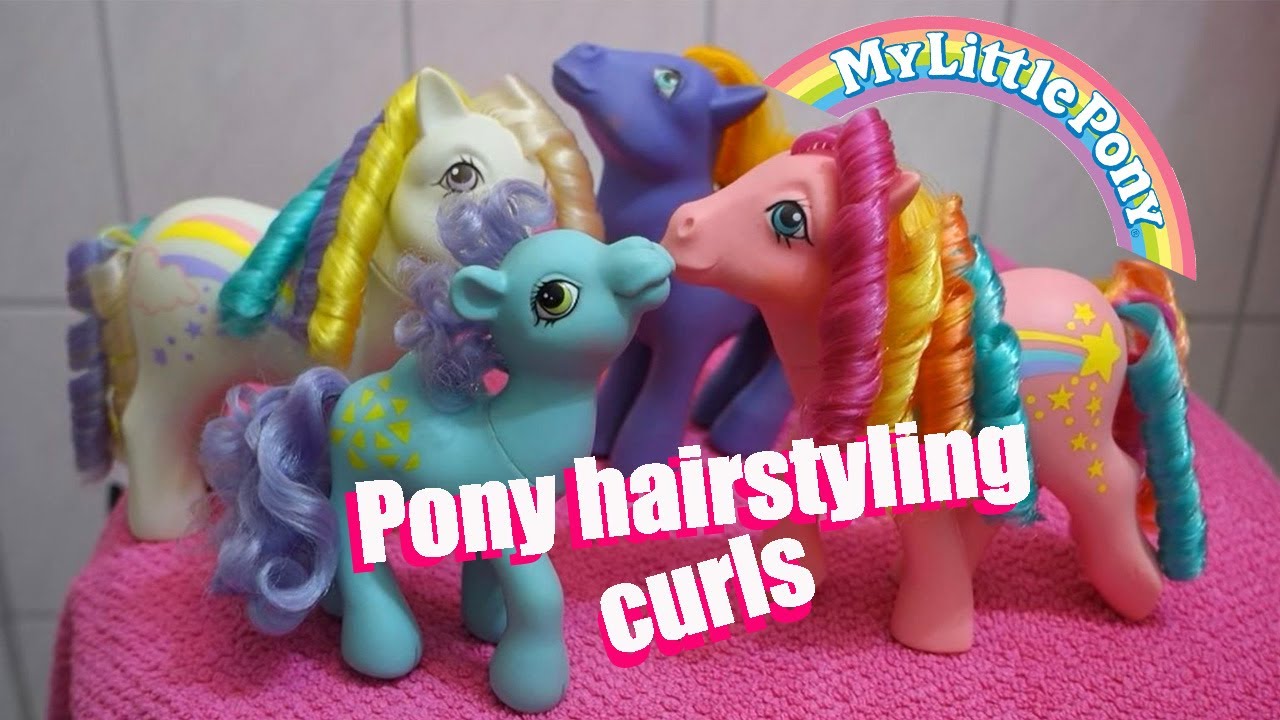 How to curl G1 My little Pony hair - different types and techniques