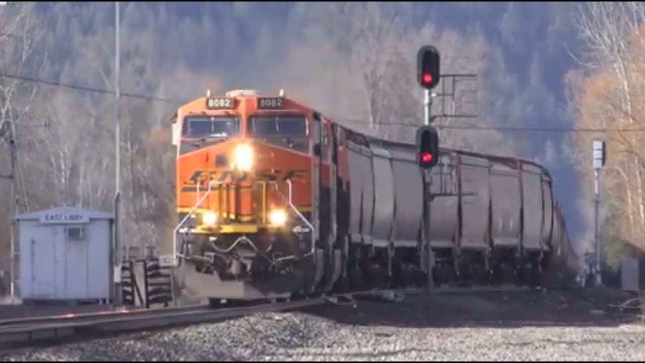 A Trio of Grain Trains, a Meet, an Oil Train and a Long Z 4K