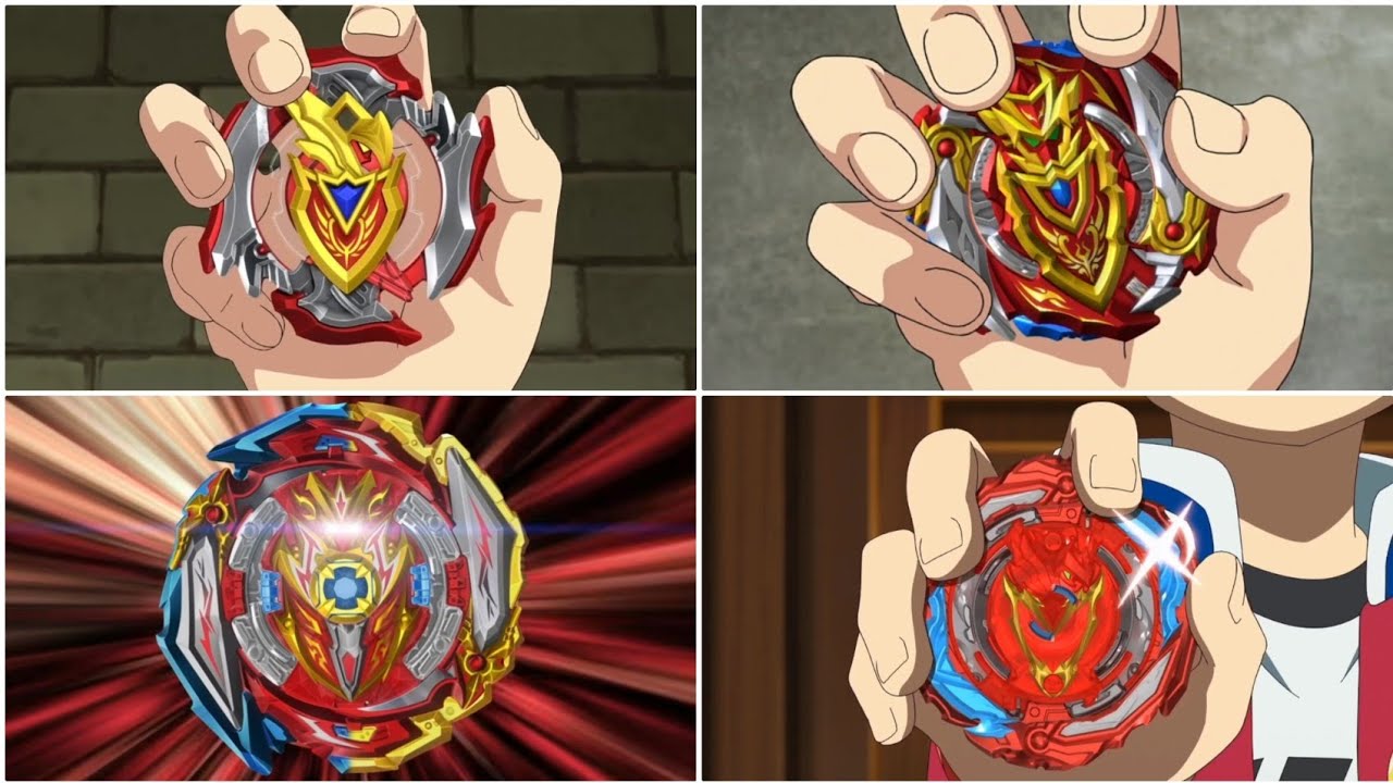 All First Appearances of Achilles in Beyblade Burst Seasons 3-4-5-7