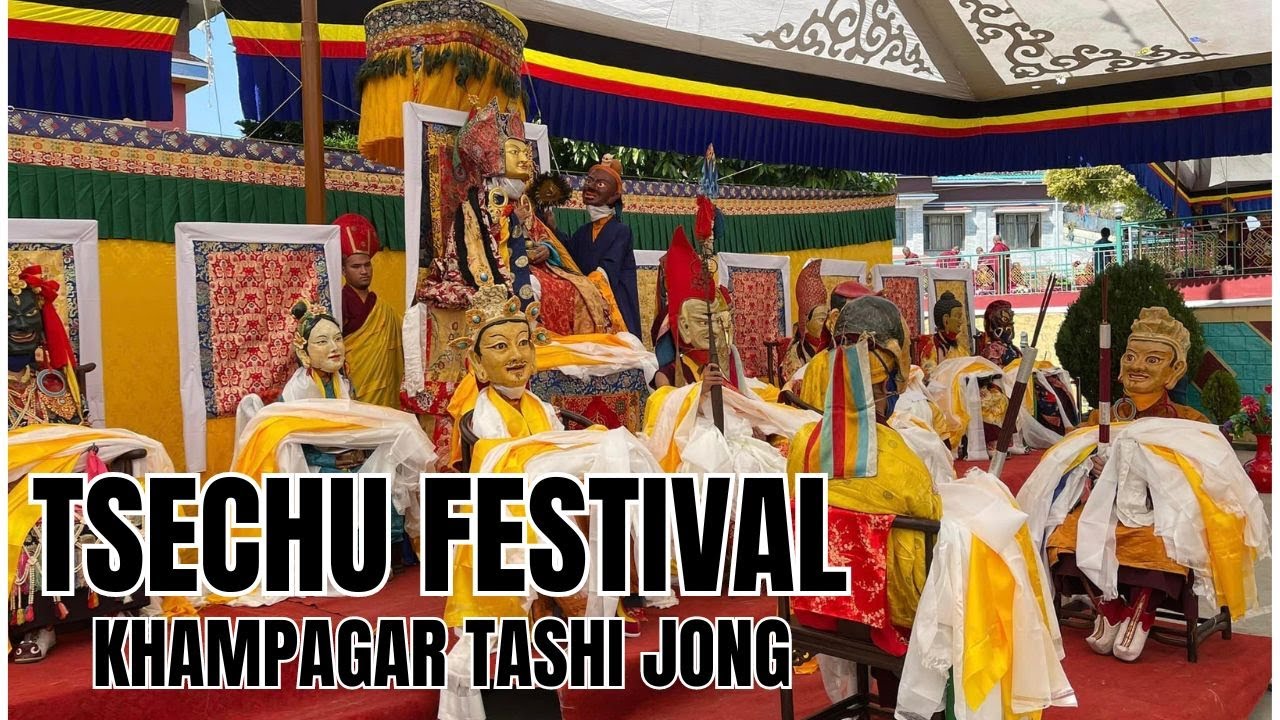 TSECHU GURU RINPOCHE CHAM 2024 || KHAMPAGAR MONASTERY || TASHI JONG 2024
