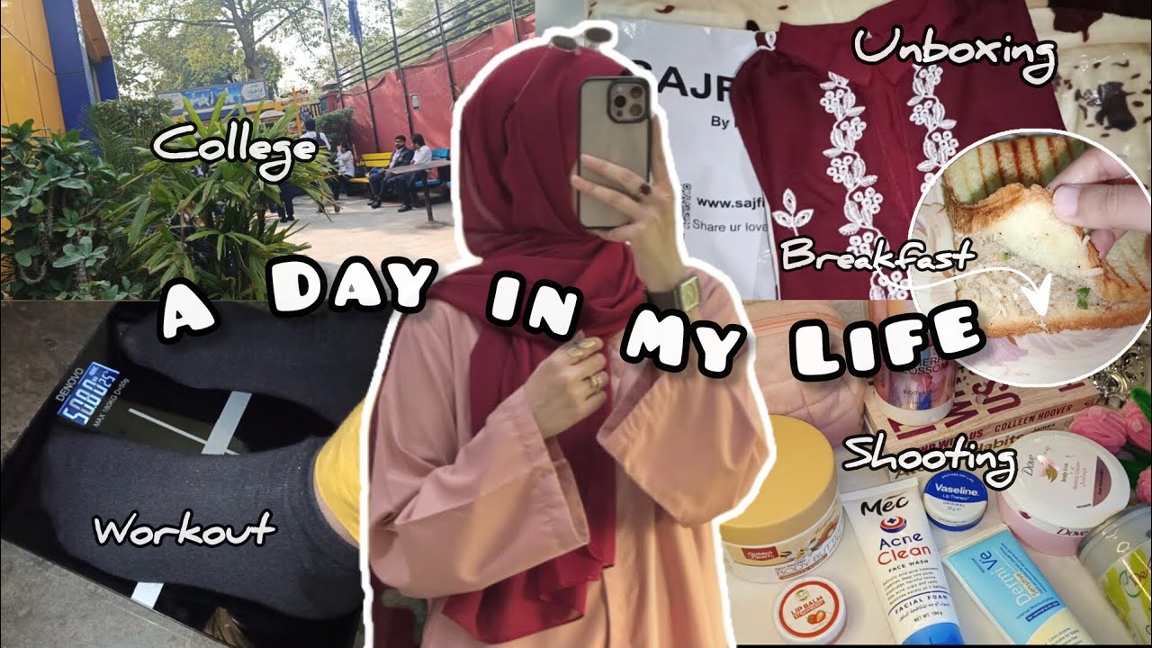 A Random Day in my Life✨ | Vlog | College, Shooting, Unboxing #vlog #adayinmylife 