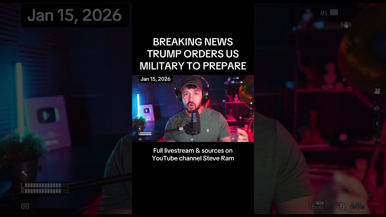 Breaking News: Trump Orders US Military to Prepare for War With Iran