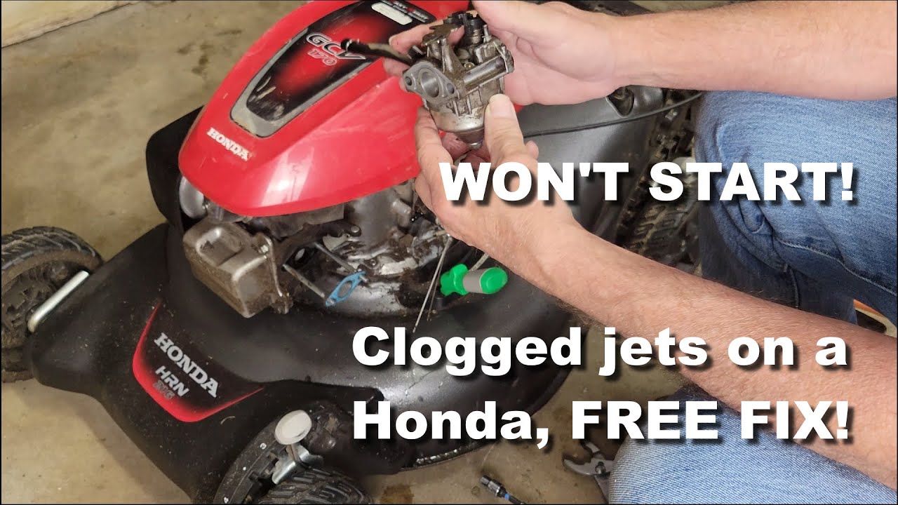 NEARLY NEW! Honda HRN216 won't start