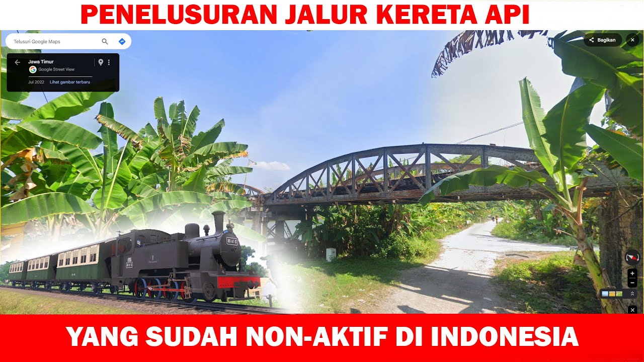 Penelusuran Jalur Kereta Mati YOGYAKARTA - PALBAPANG | Google Maps Indonesia
