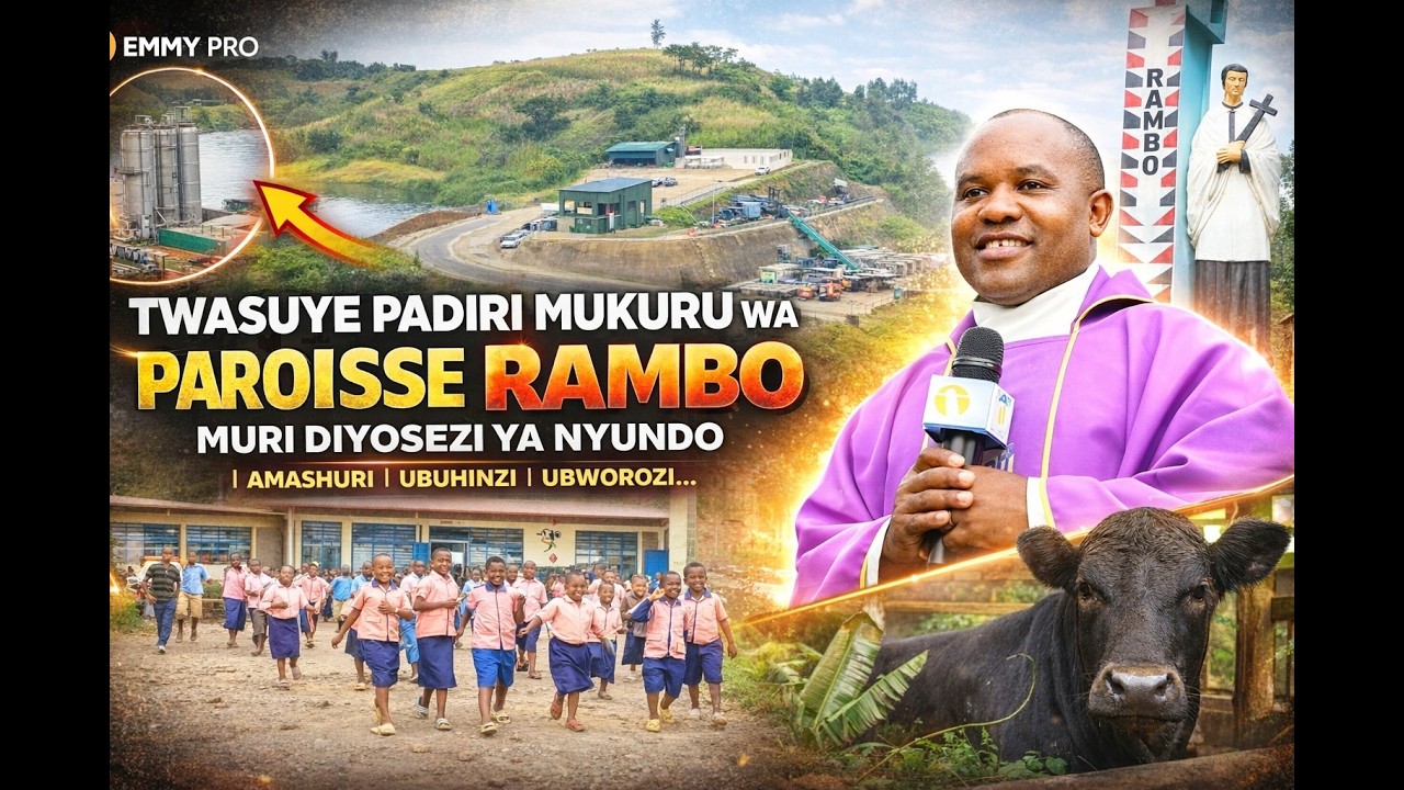 TWASUYE PADIRI MUKURU WA PAROISSE RAMBO MURI DIYOSEZI YA NYUNDO || AMASHURI ,UBUHINZI , UBWOROZI ...
