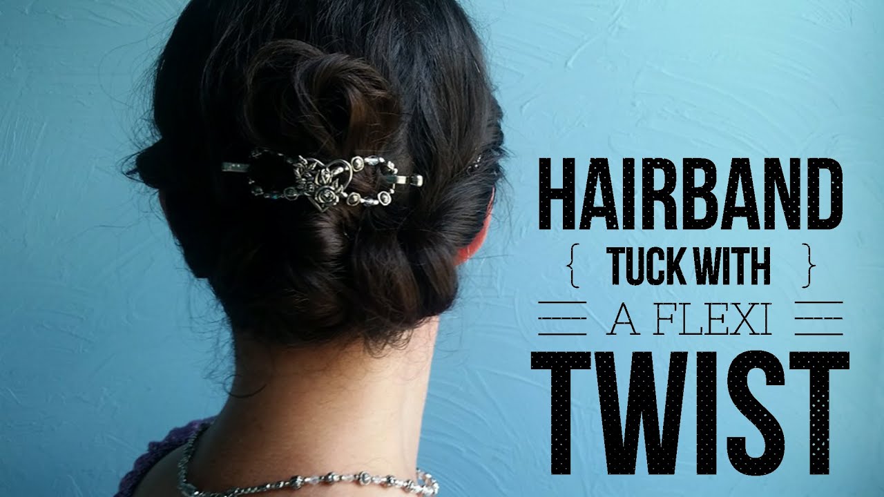 Lilla Rose Hairband Tutorial - Tuck & Twist with a Flexi-Clip
