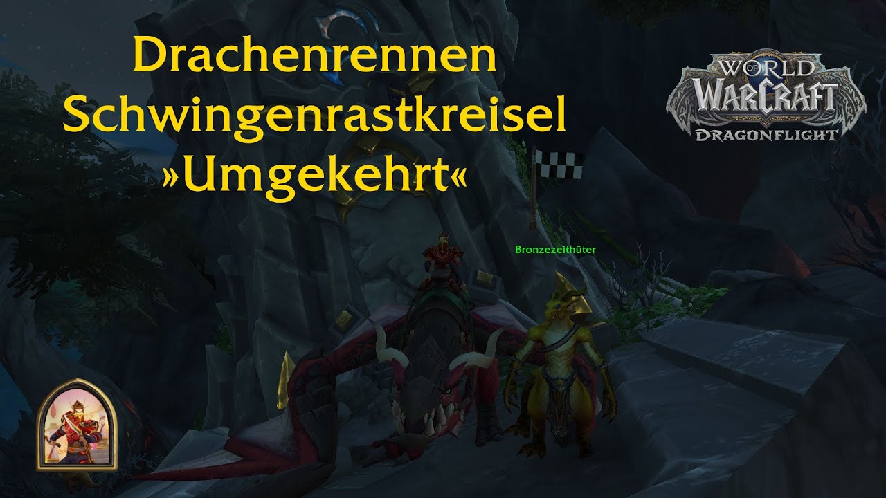 Wingrest Roundabout Reverse: Gold (Dragon Racing, WoW: Dragonflight)