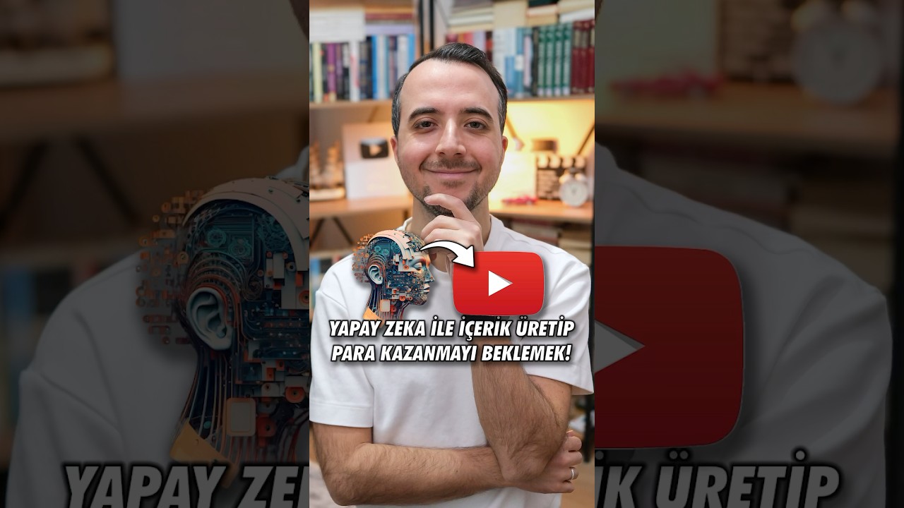 Yapay zeka ile i&ccedil;erik &uuml;reterek Youtube&rsquo;dan para kazanamazsın!