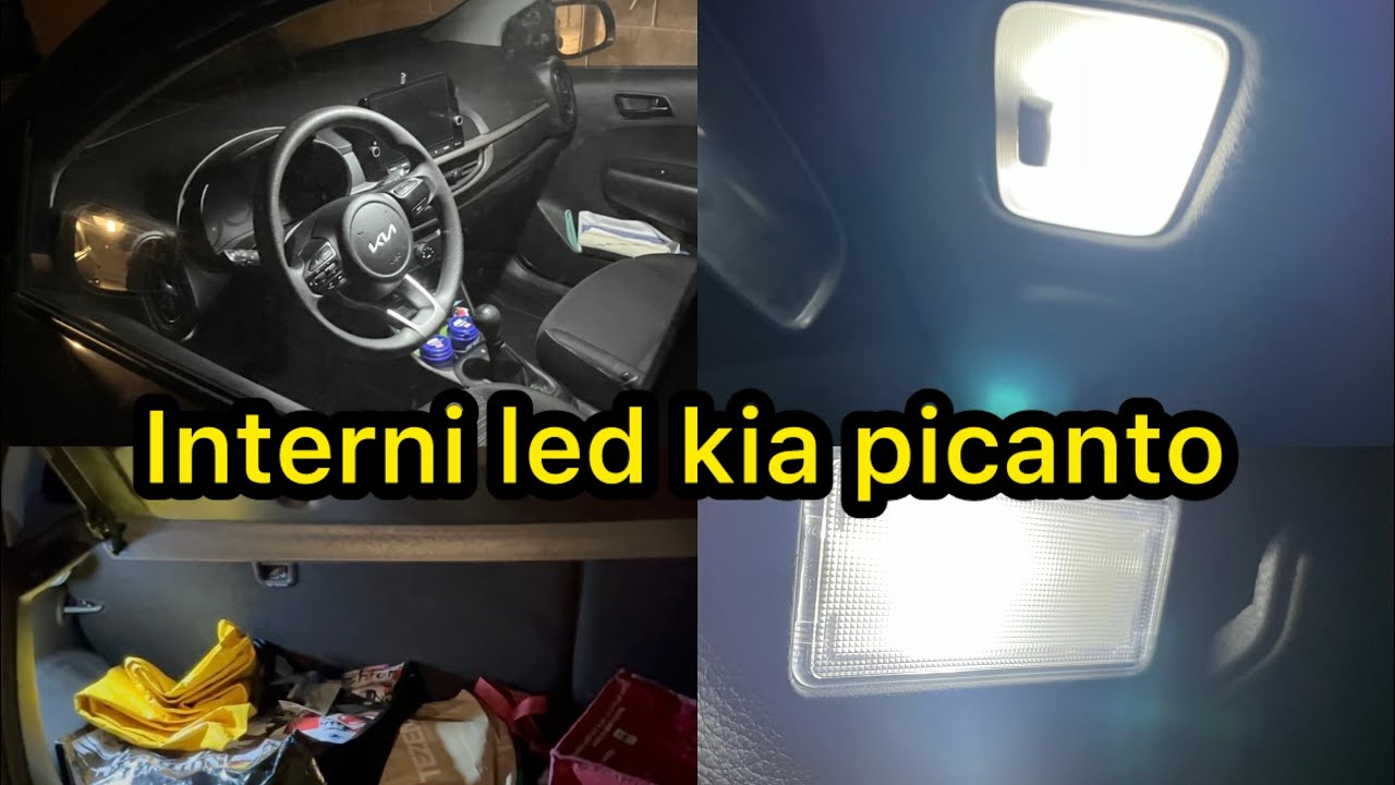 Kia Picanto LED installazione lampadine luci Interne (2020–2023)