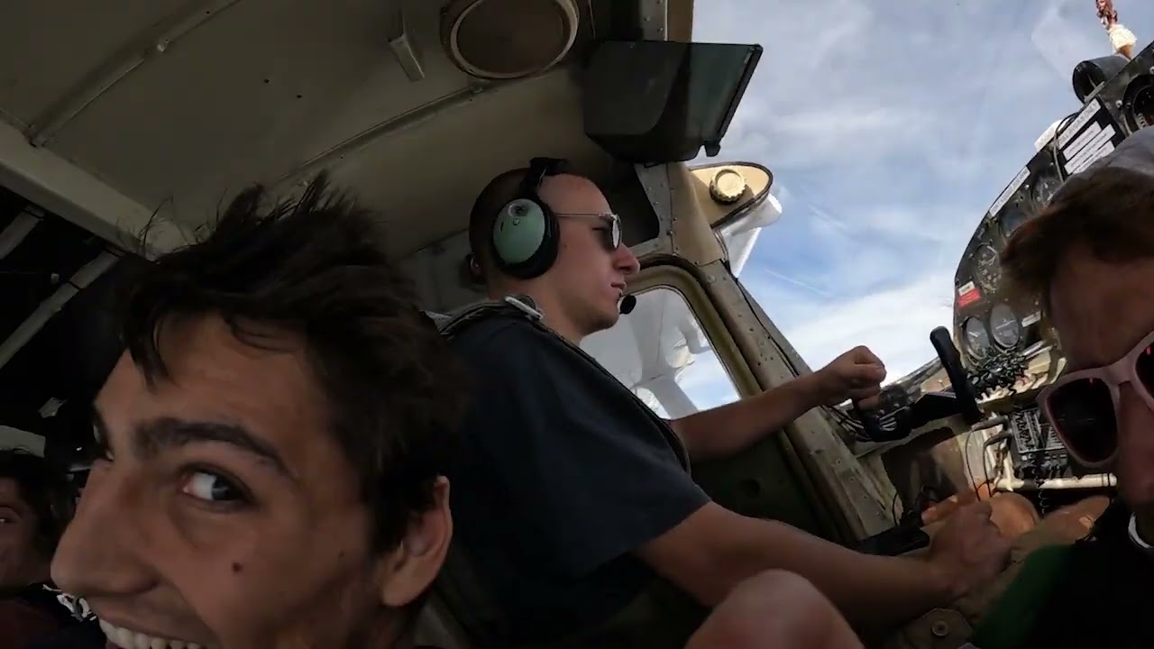 Lucas goes for a jump at Skydive Yosemite!