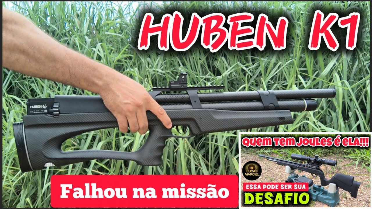 Huben K1 com 120 joules falha na missão 
