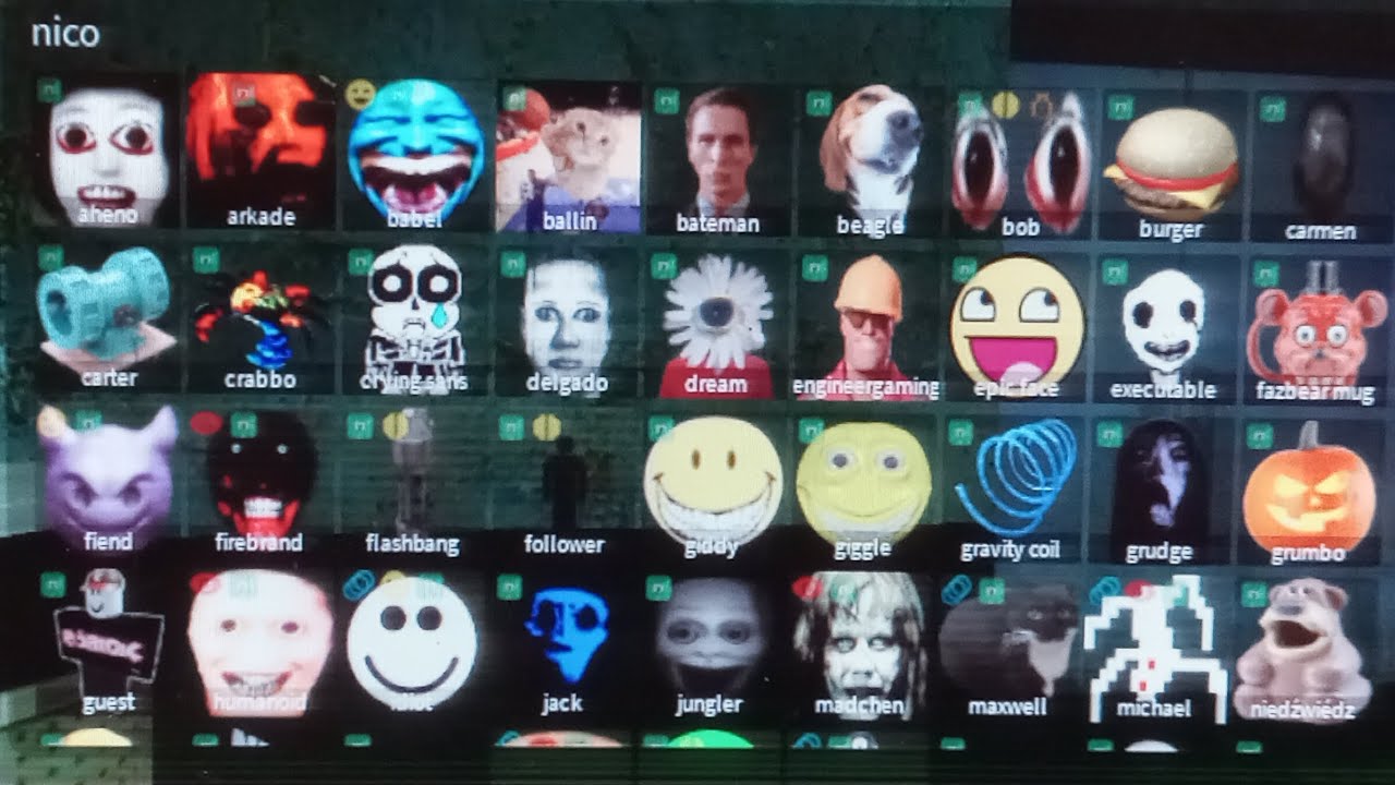 nico's nextbot In editor nextbot all Jumpscares