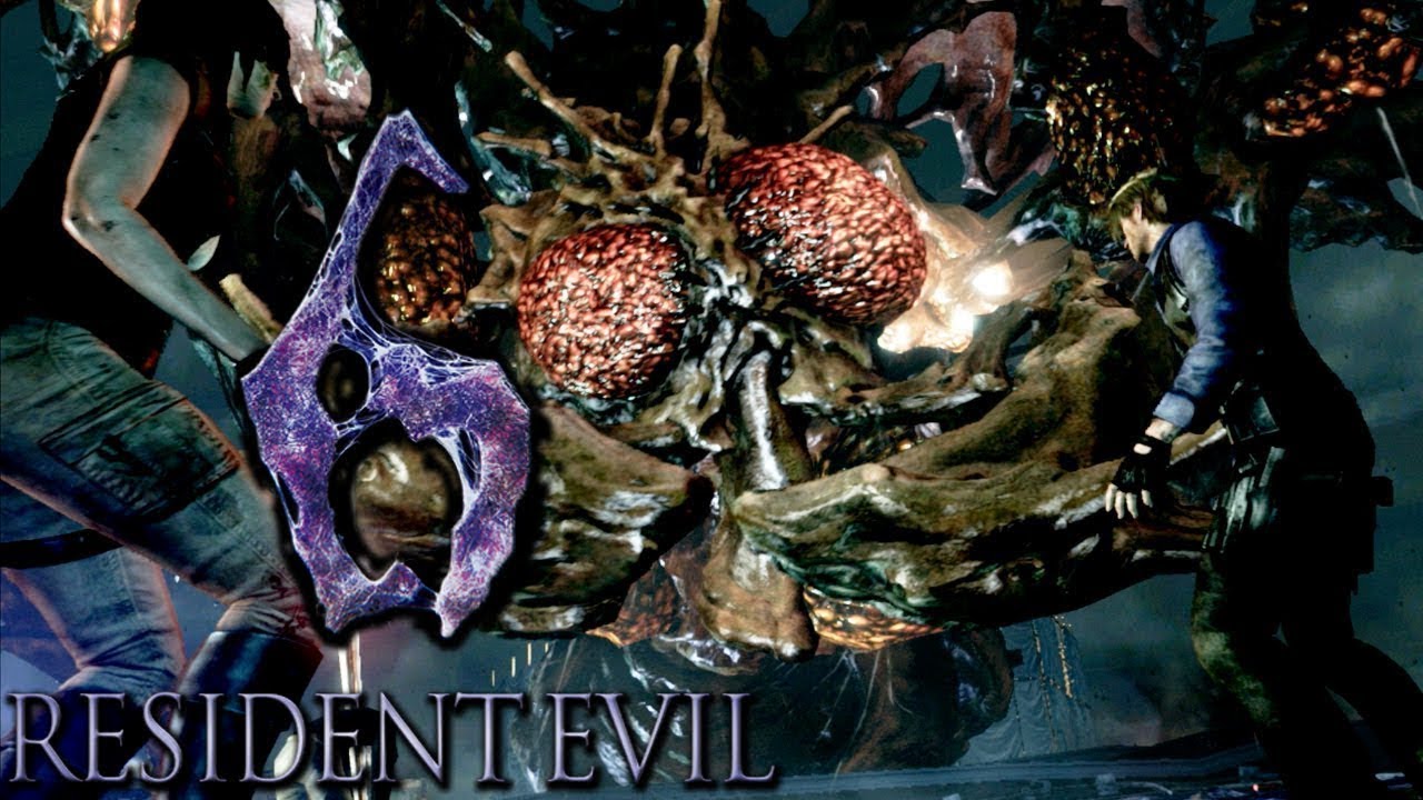 Resident Evil 6 Simmons Final Boss Fight + Ending (Leon Campaign)