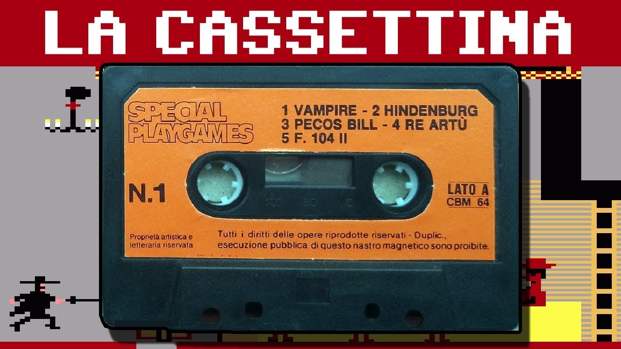 La cassettina dell'edicola (C64) | Edizioni Kenobisboch (real hardware, senza emulatori)