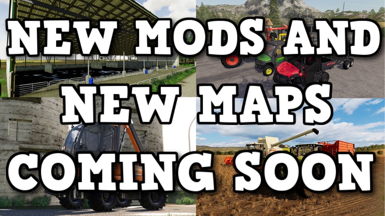 NEW MODS AND MAPS COMING SOON TO ALL PLATFORMS (XBOX, PS4, And PC) | Farming Simulator 19