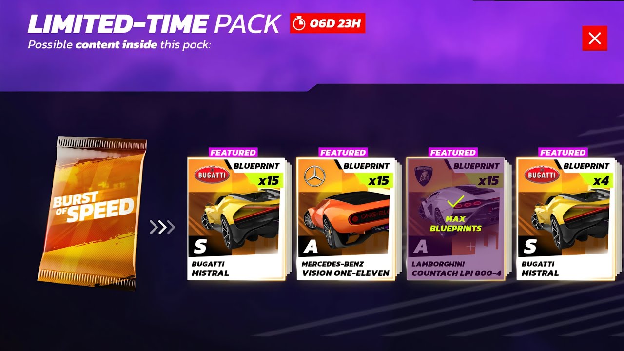 Asphalt Legends Unite - BoS Burning How Many Tokens Chasing MAX Bugatti Mistral - Drop Rate Check 😬