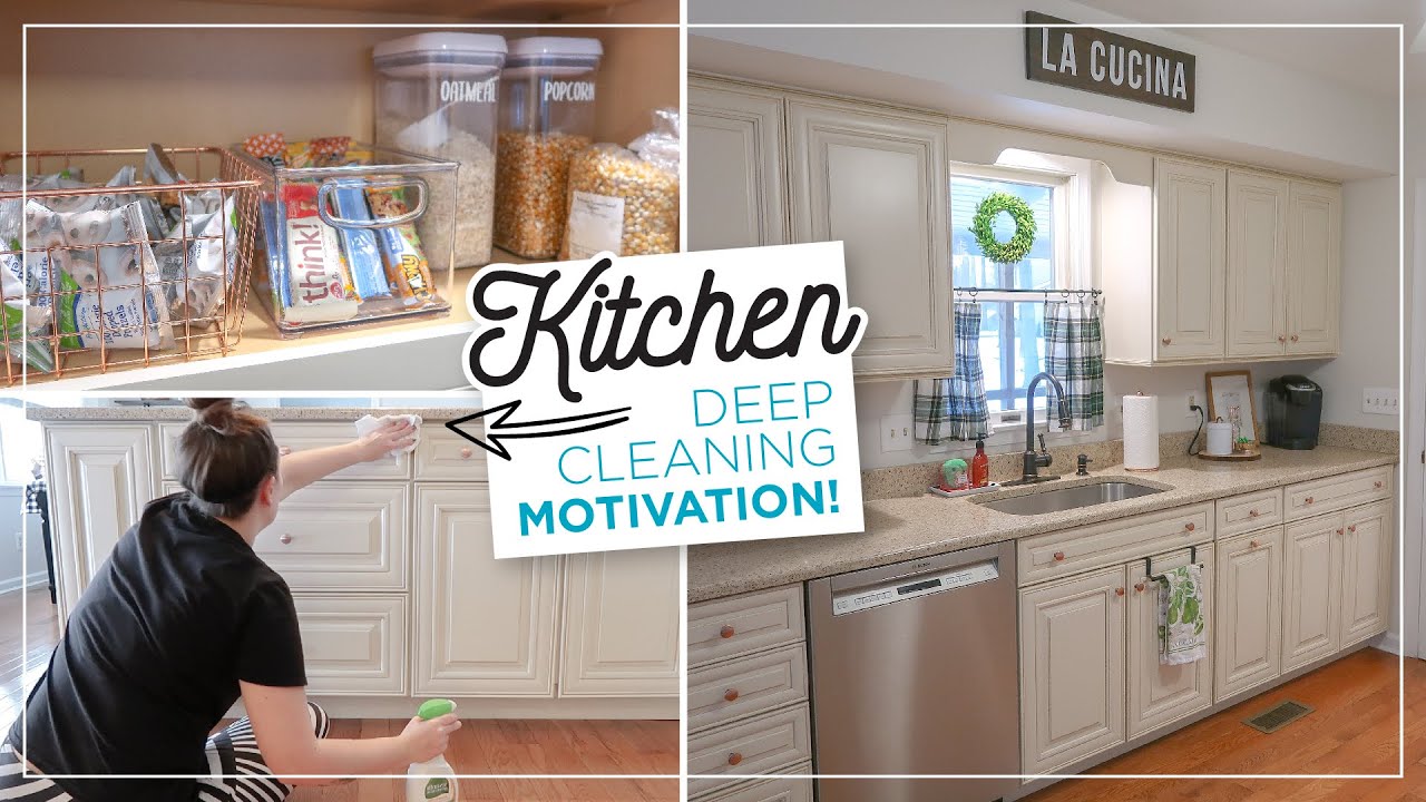 МОТИВАЦИЯ ДЛЯ ЭКСТРЕМАЛЬНОЙ ГЛУБОКОЙ УБОРКИ НА КУХНЕ | Kitchen Clean with Me: Организация и расхл...