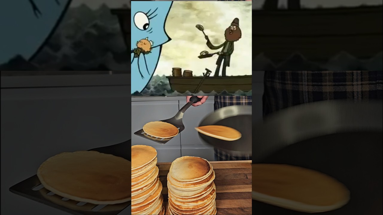 Flippin Marvelously Fluffy Flapjacks For A First-Timer!🥞&nbsp;#shorts&nbsp;#flapjack&nbsp;#pancakes&nbsp;#cartoonnetwork