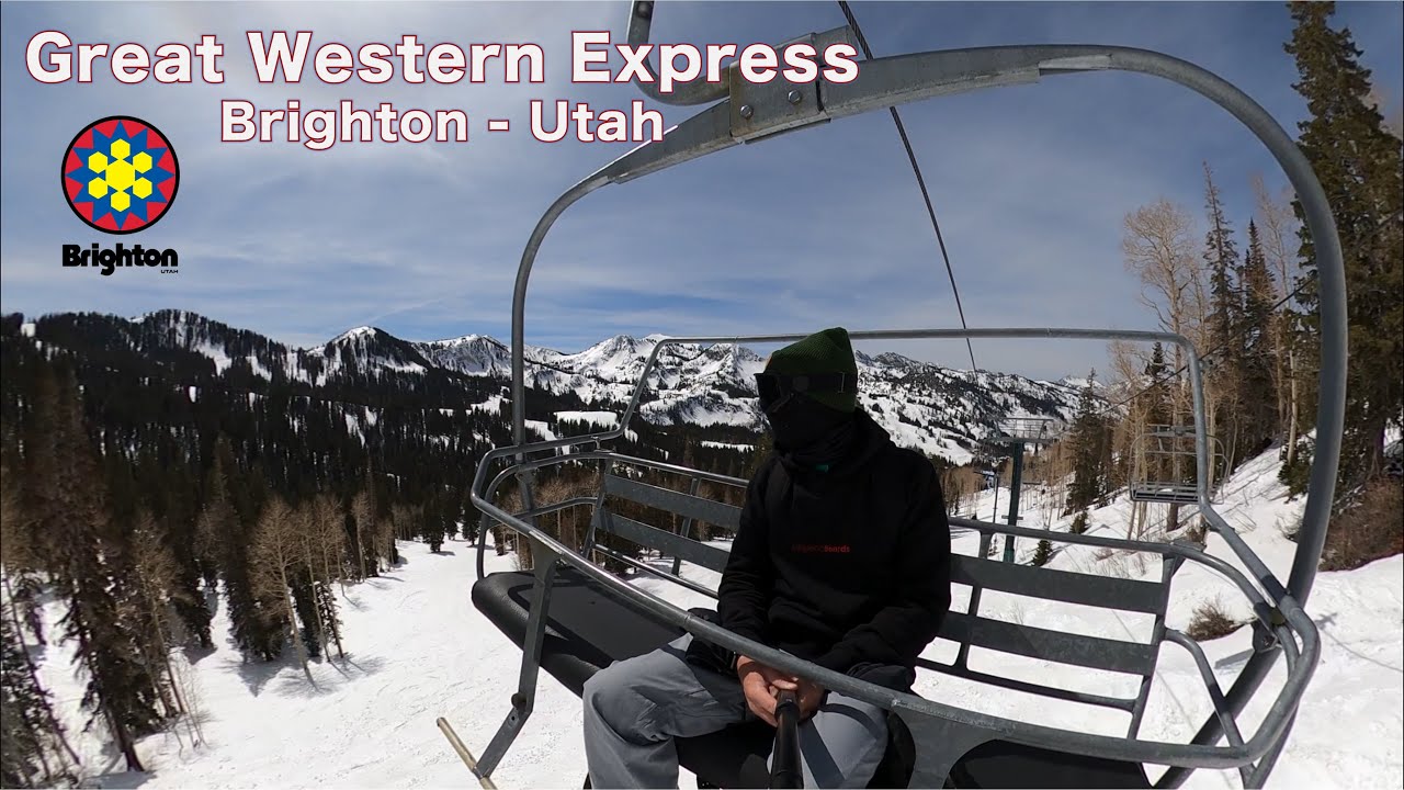 Great Western Express | Brighton Mountain Resort | Utah #brightonresort #skiutah #utah