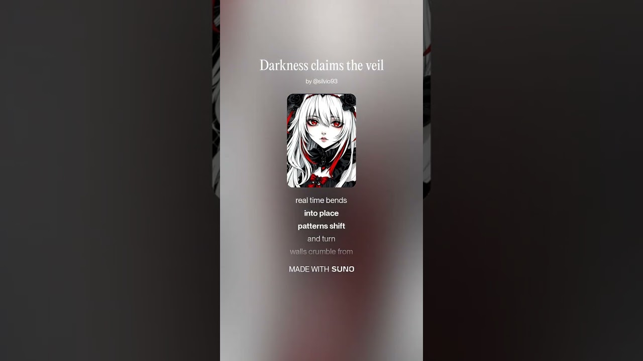 Darkness claims the veil