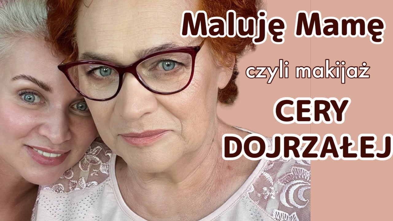 Makijaż cery DOJRZAŁEJ // Lekki i niewyczuwalny 😁 Idealny dla plusowych okularów 🤓