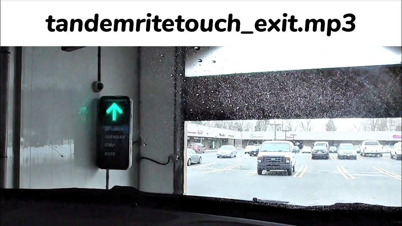 Tandem RiteTouch Car Wash Sign All Sounds