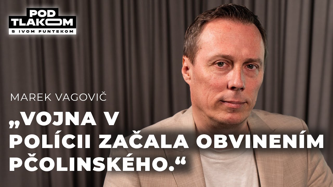 Vagovič: „Najviac pod tlakom som sa cítil po vražde Kuciaka“