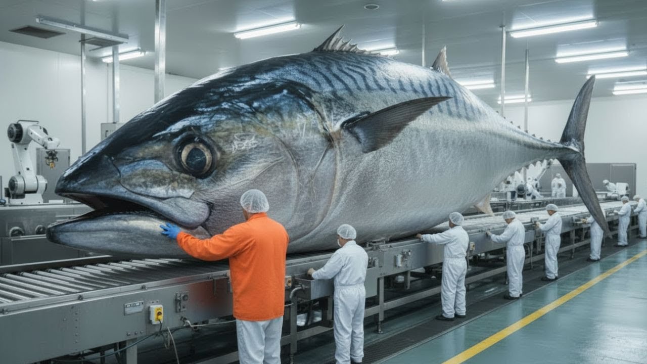 脂の乗ったサバ缶の製造工場に潜入！大量のサバが高速で缶詰になるまで【全工程】｜国民食・大量生産・最新設備