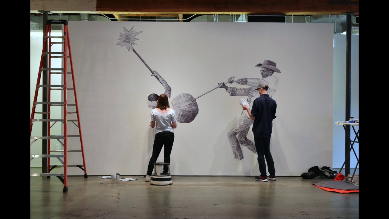 Ethan Murrow Wall Installation 2017
