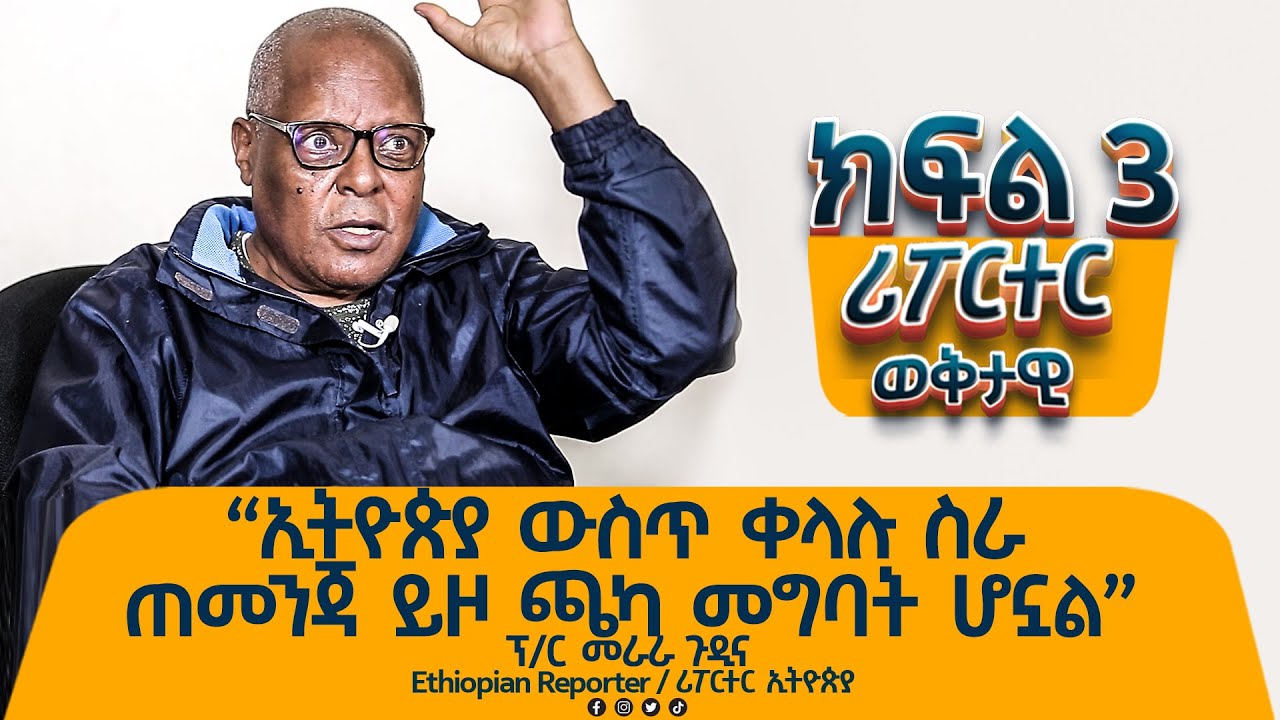 “ኢትዮጵያ ውስጥ ቀላሉ ስራ ጠመንጃ ይዞ ጫካ መግባት ሆኗል” ፕ/ር መራራ ጉዲና 