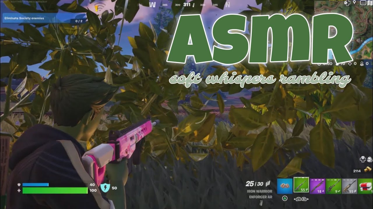 Flopping in Fortnite while I ramble about my life! || ASMR Fortnite Gaming soft whispers