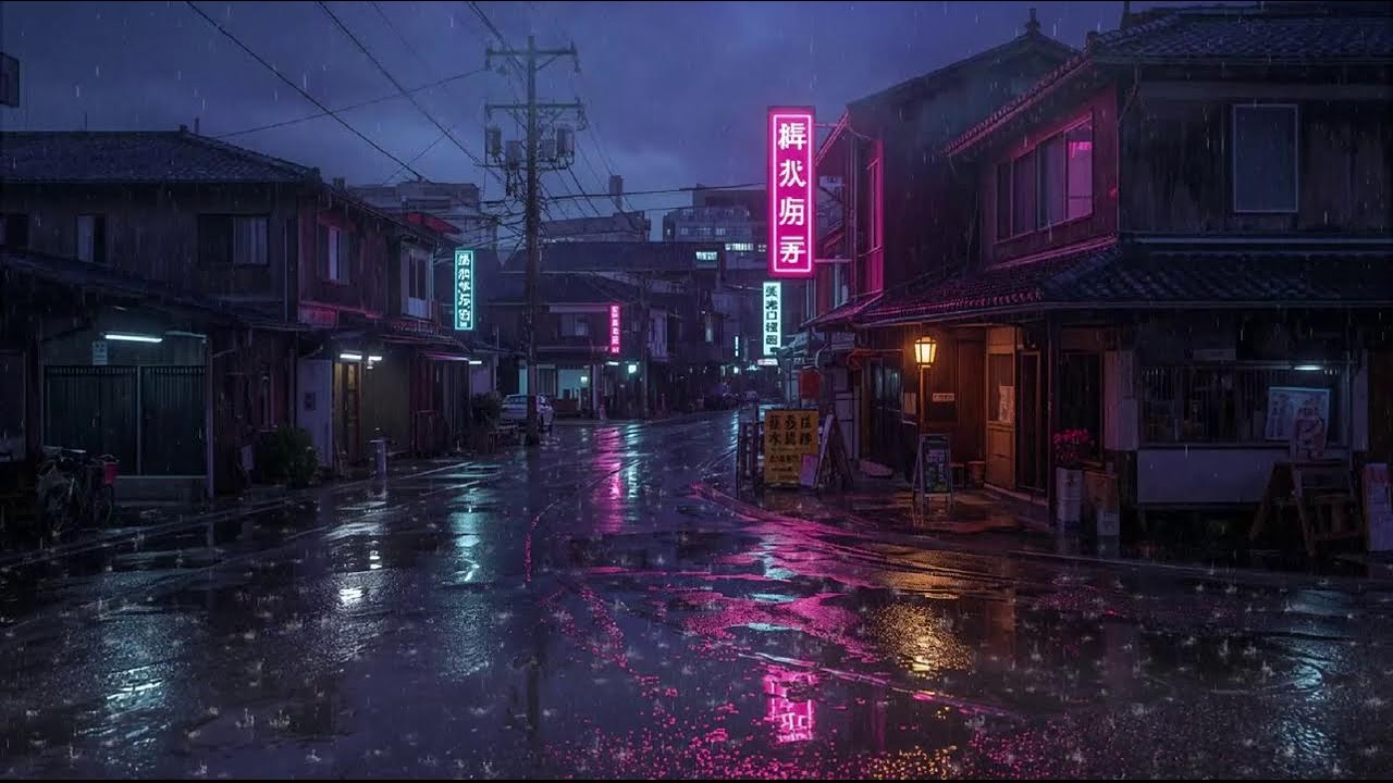 Night Rain Ambience 🌙 Lofi Beats for Focus, Relax & Quiet Moments #5
