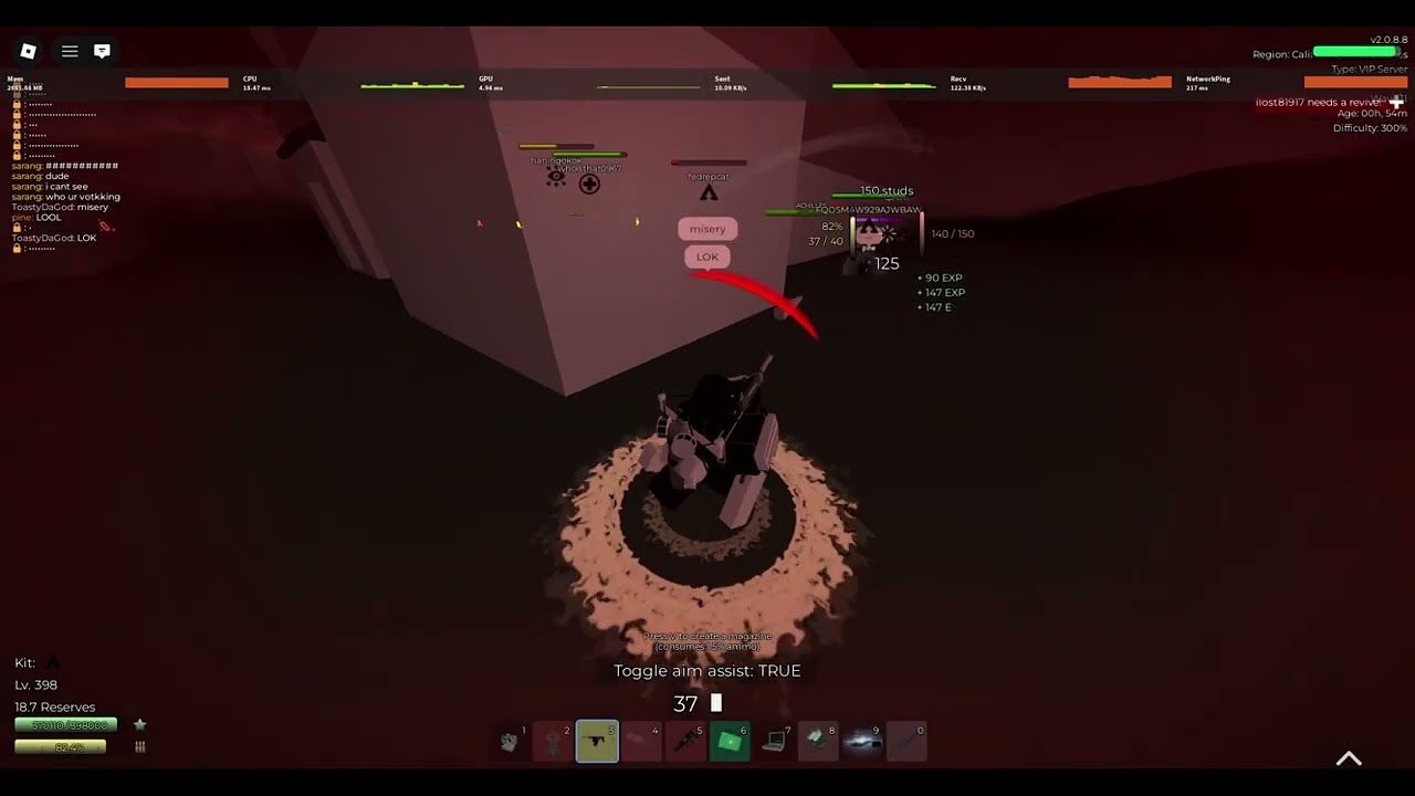 Old mansionnoob misery gets vked cuz funni