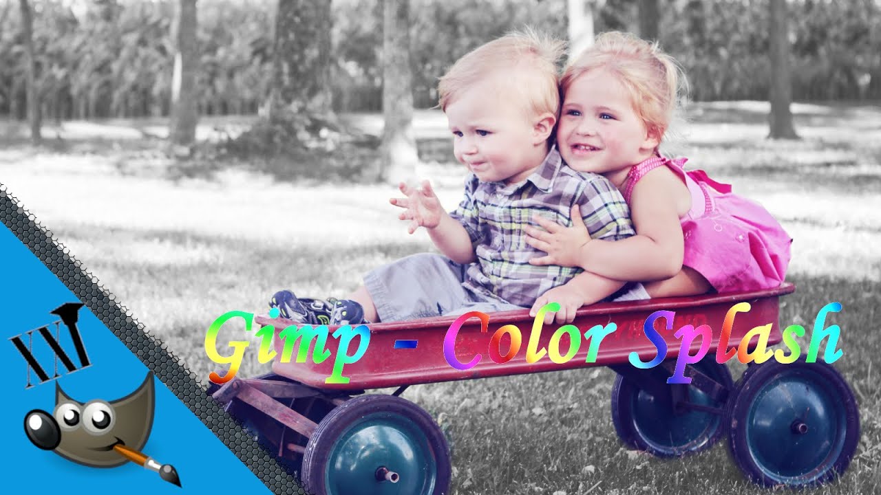 GIMP💻Color Splash, czyli czarno białe zdjęcie z kolorowym elementem
