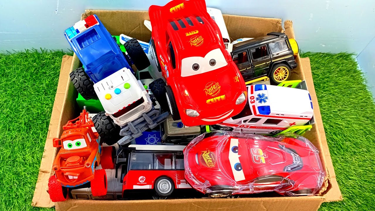 Box Full of Model Cars -Mazda Mx5, Koenigesgg Jesko, Lamborghini Scv12, Byd Yang Wang U8,Toyota Car