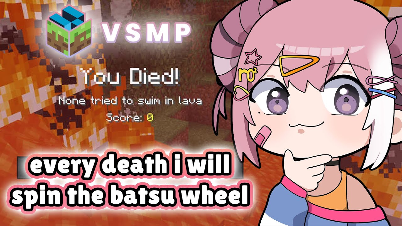 Enough deaths, I'm bringing out the BATSU WHEEL【VSMP Minecraft】