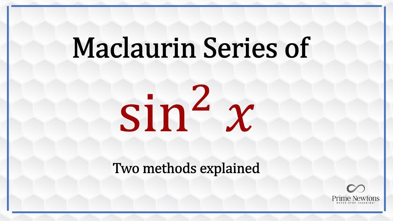 Ряд Маклорена sin^2x