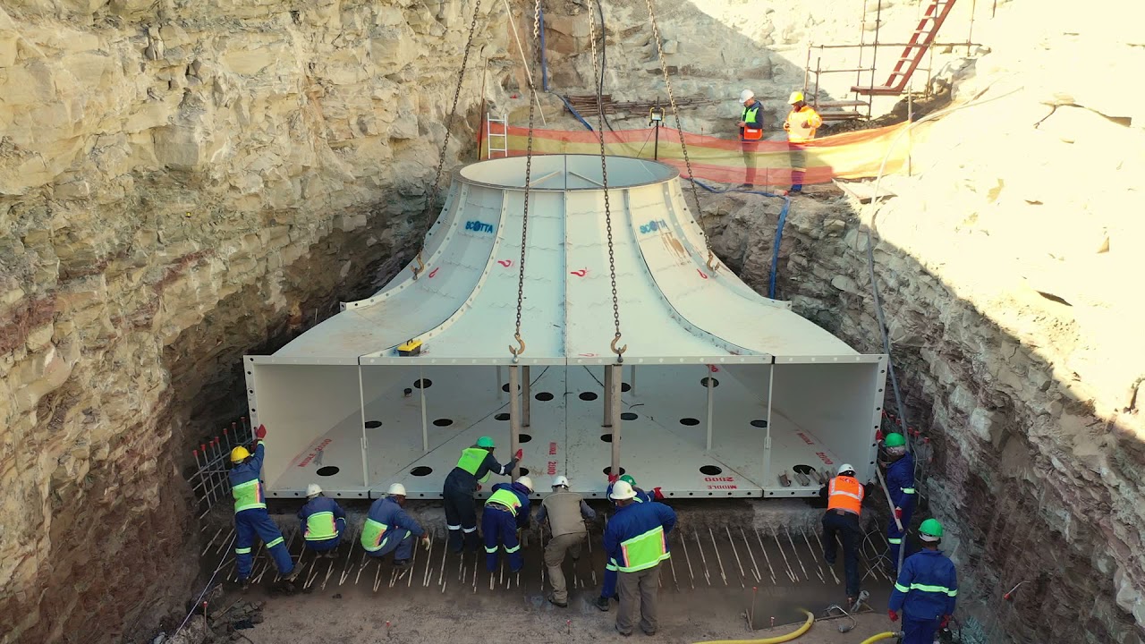 Kruisvallei Hydro Construction Time Lapse