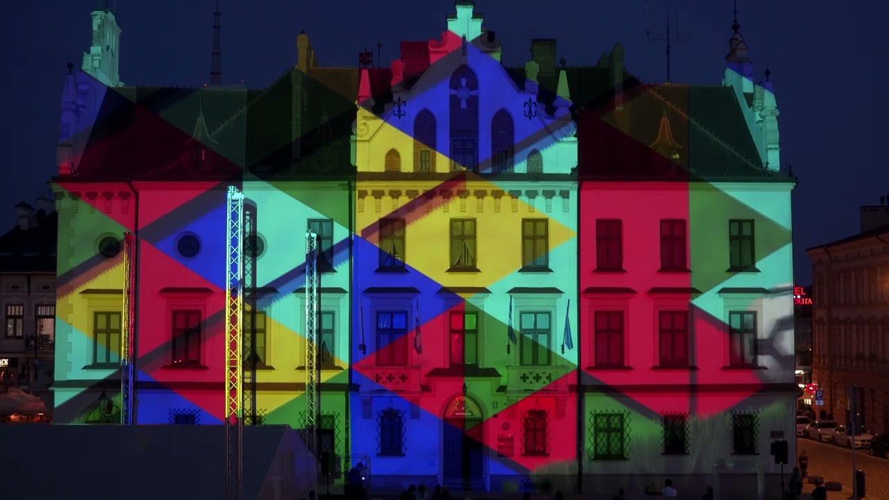 Video mapping w Rzeszowie - EU Industry Days 25