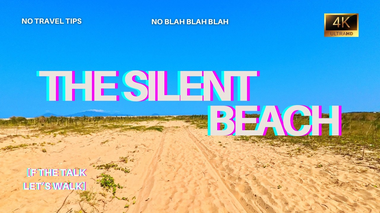 Walking Tour - Silent Beach - Hoi An, Vietnam - 4K