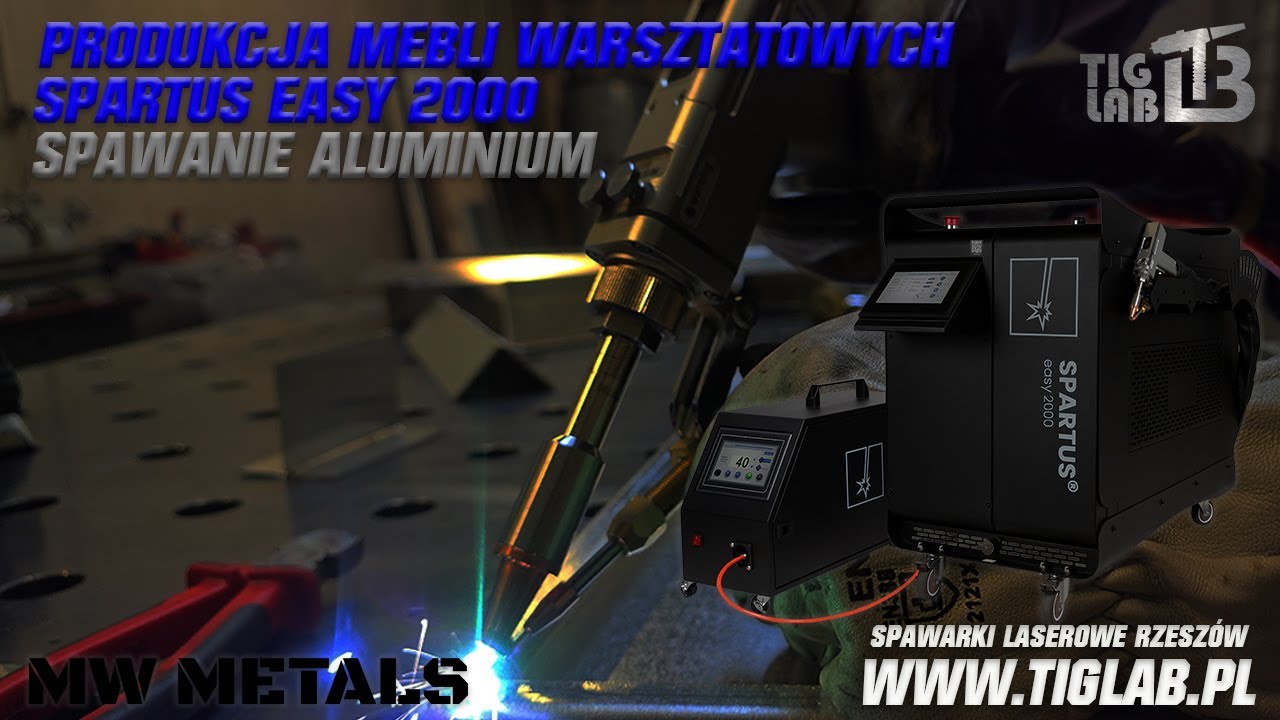 SPAWARKA LASEROWA SPARTUS EASY 2000 - PRODUKCJA MEBLI WARSZTATOWYCH