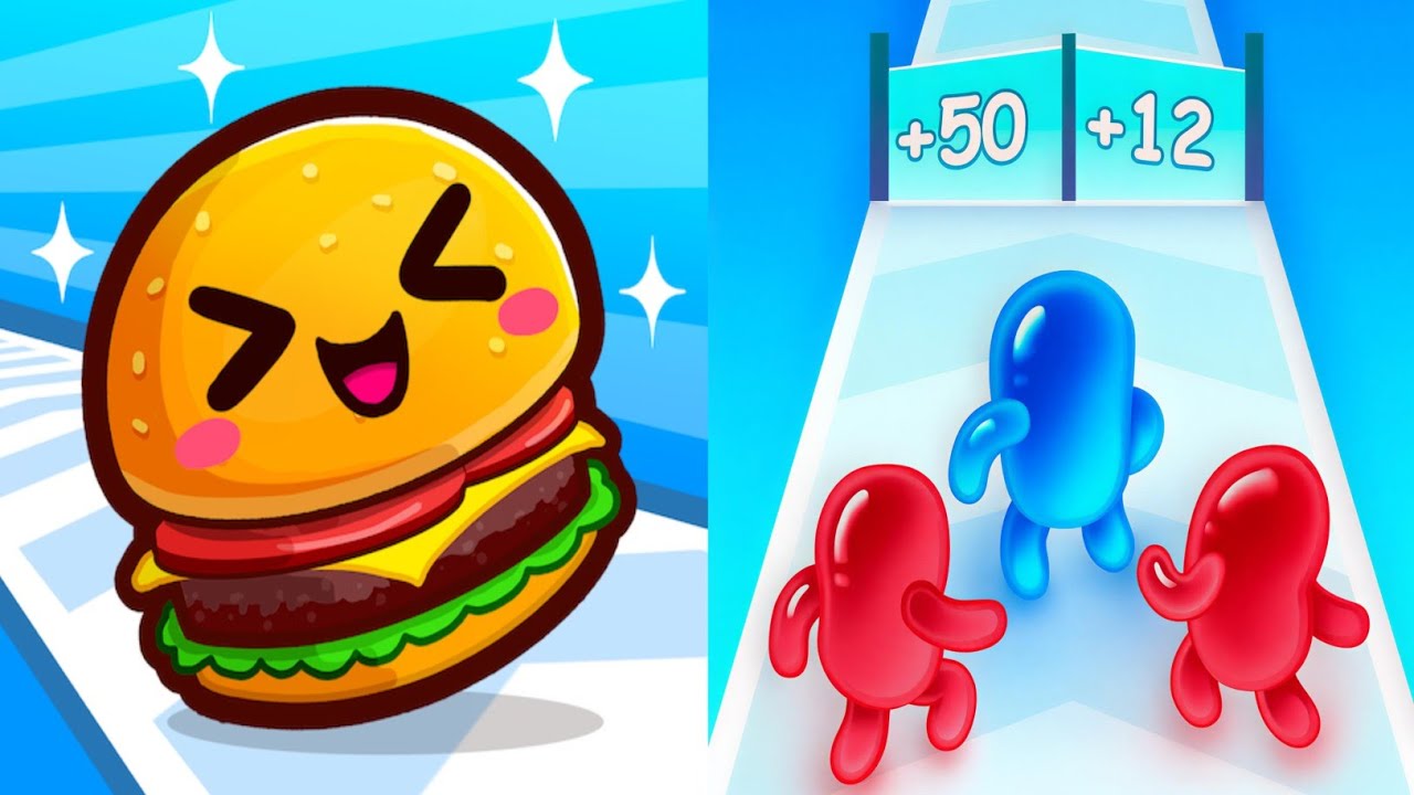 Food Run VS Join Blob Clash Epic Race To Victory! Full Gameplay 
