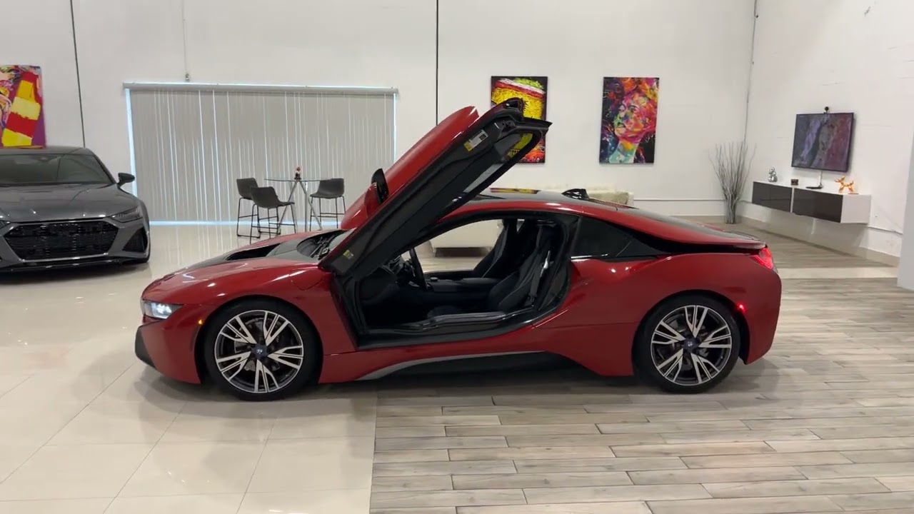 2017 BMW I8 PROTONIC RED EDITION COUPE - STOCK#4164